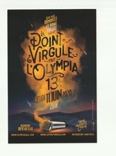 JEAN-MARC DUMONTET advertising card LE POINT COMMULE FAIT L'OLYMPIA in 2020