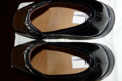 Chaussures cuir couleur - cuir, bi-couleur