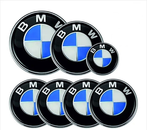 Badge embleme bmw blanc - embleme,