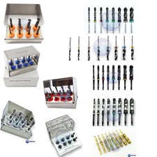 8 x kit de perçage noir