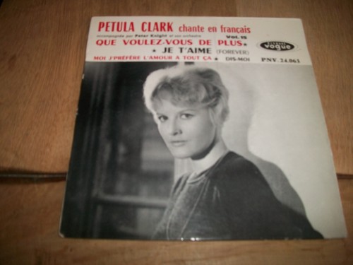 Vinyle tours petula - 45, clark