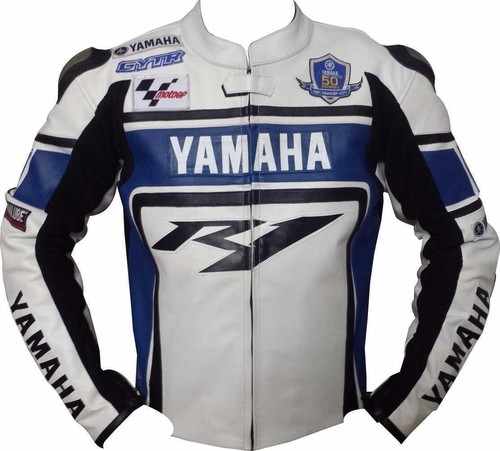 Yamaha veste motard cuir - yamaha,