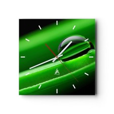 Horloge murale en verre