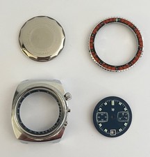 BOITIER + REHAUT + CADRAN MONTRE CHRONOGRAPH DE MARQUE LIP MÉCANIQUE QUASI NEUF