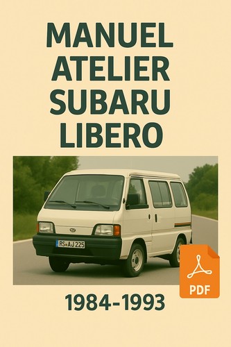 Manuel atelier subaru libero - subaru,