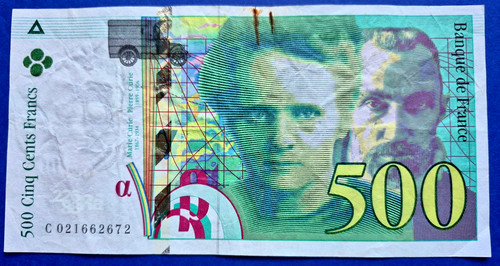 Serie billet de - c, 500