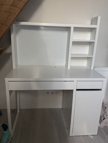 Bureau ikea blanc - ikea, avec