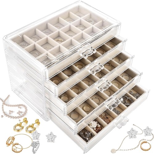 Organisateur bijoux acrylique - bijoux,