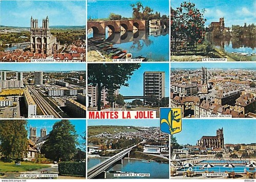 Carte postale mantes - postale,