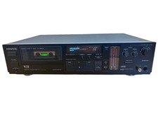 Kenwood KX-880D Stereo Cassette Deck Player Black Very Good Condition from Japan