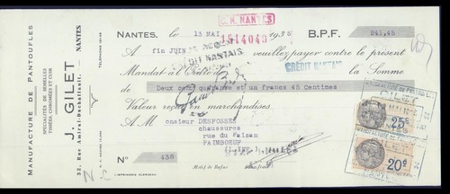 Slippers vest nantes 1935 - slippers,
