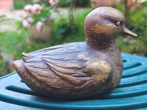 Canard bois sculpté - en,