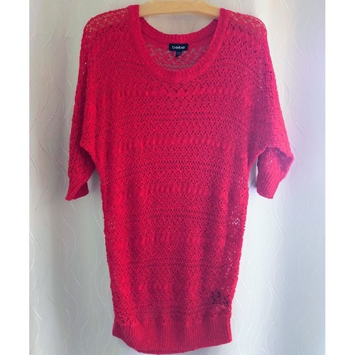 Bebe womens red - womens, knit
