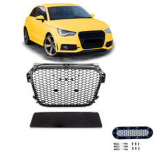 Calandre noir brillant look RS pour AUDI A1 phase 1 de 2010 à 10/2014