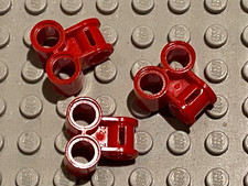 3 x LEGO Technic red Axle
