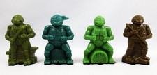 TMNT Ninja Turtles - Set of 4 Candy Container Figures - Topps Mirage Studi