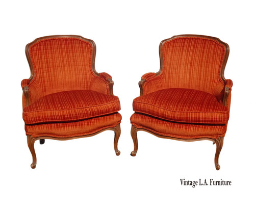 Pair french louis red - french, xv