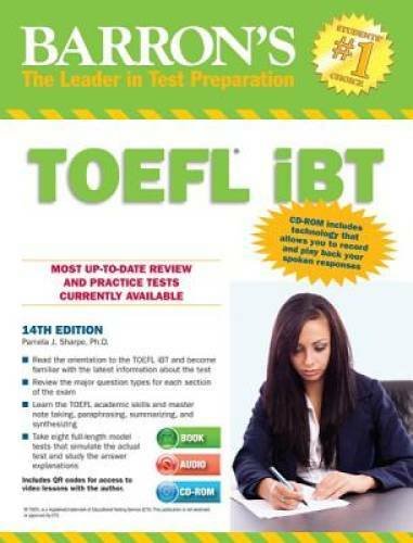Barrons toefl ibt with audio - toefl,