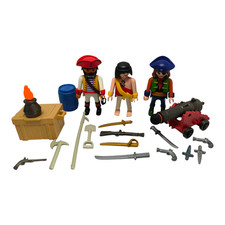 sympa  lot de  pirate 5136  Playmobil ( bateau , corsaire  ) 0145