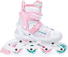 Roller en ligne Rosie roue LED Enfant Mixte taille ajustable Raven