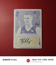 2021-22 Leaf Pro Set Power Printing Plate Auto Buddy Boeheim 1/1 #PA-BB1