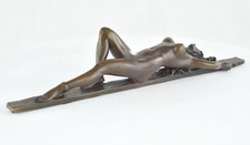 Statue Sculpture Pin-up Sexy Style Art Deco Style Art Nouveau Bronze massif Sign