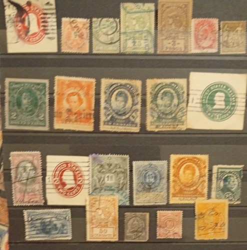 Lot vieux timbres avant - , 1900
