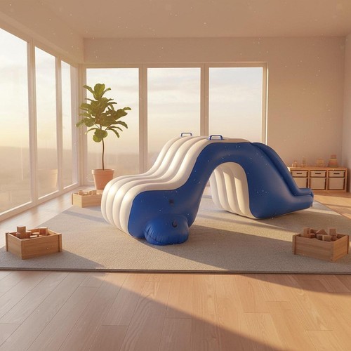 Toboggan gonflable pvc - toboggan, en