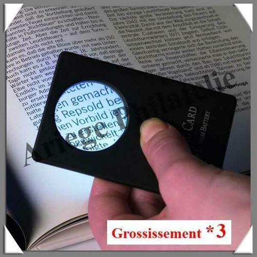Loupe poche type carte - poche,