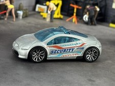 Hot Wheels Mitsubishi Eclipse Concept Car Security Silver 1:64 Loose