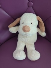 Doudou Chien Marron Ecru 25 Cm