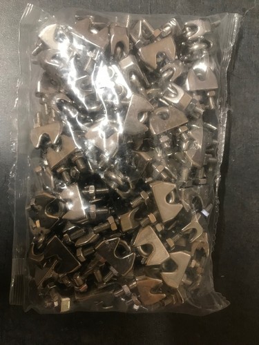 Lot 100 serres cable etrier - 100,