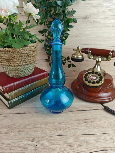 Vase vintage bleu cobalt - vintage,