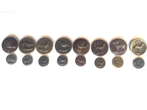 Lot boutons de venerie - lot,