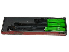 Snap On Tools NEW CSA300AG Green Hard Handle Rigid Carbon Scraper Set USA