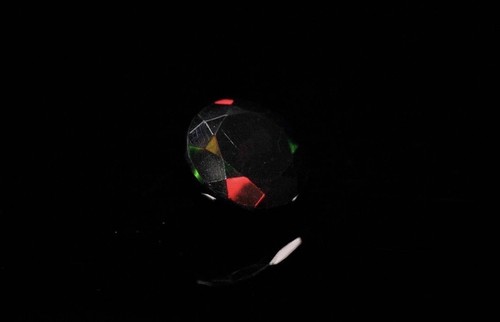 Opale noire ronde