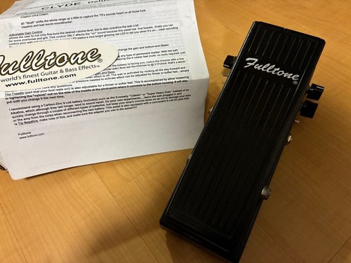 Fulltone clyde deluxe - deluxe, wah