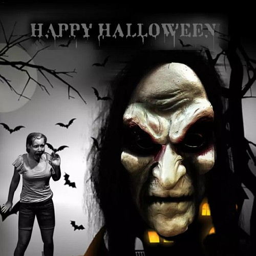 Masque halloween sorcière - masque,