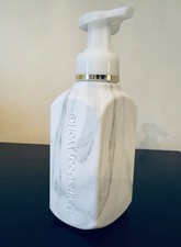 Bath & Body Works White Marble Hand Soap Dispenser VHTF!