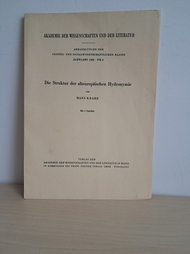 Hans krahe die struktur der - krahe,,