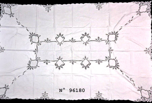 Nappe brodee main dentelle - nappe,