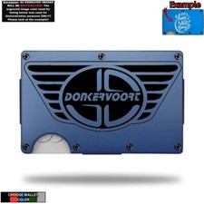 Metal Wallet Minimalist Laser Engraved with Donkervoort