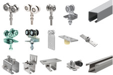 Acier Tor-Bauteile Coulissante