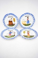 Set De 4 Assiettes En