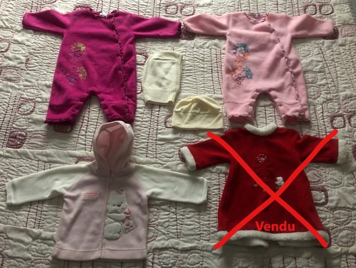 Lot vêtements bébé - , fille