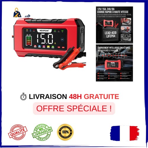 Chargeur batterie voiture - chargeur, de