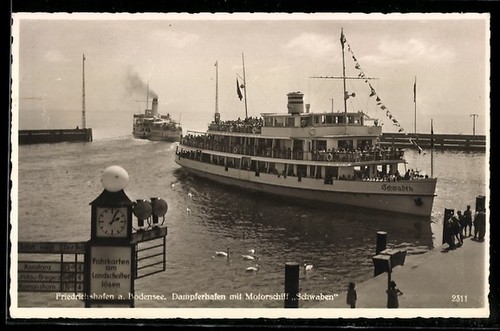 Carte postale bateau moteur - carte,