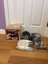 Fondue Set-Vintage Century 2000-Stainless Steel-New Open Box Purchase