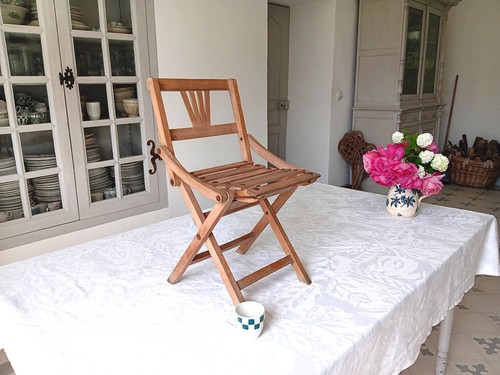 Ancienne chaise bois - ancienne,