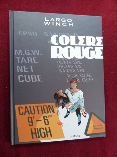 Largo winch colère rouge - largo,
